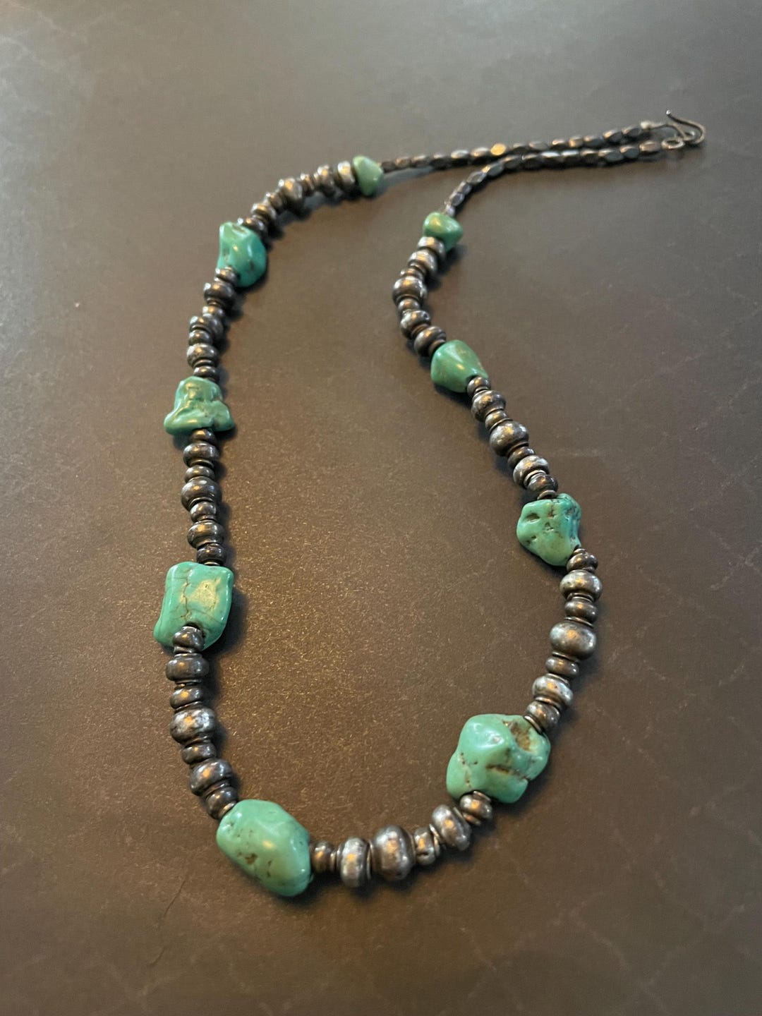 SLVR - TURQ & WHITE - NECKLACE main image 0