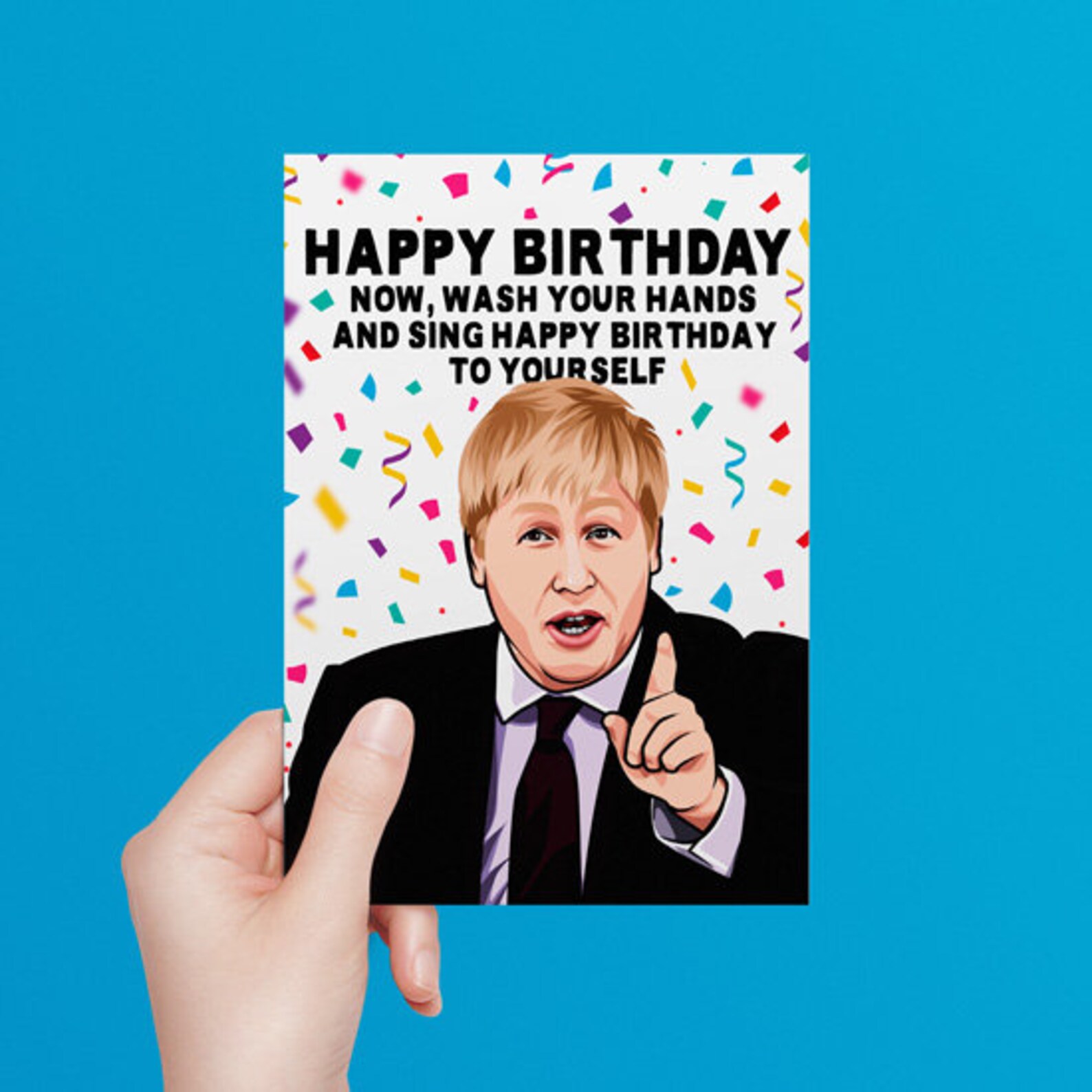 Boris Johnson Birthday Card Funny Birthday Card | Etsy