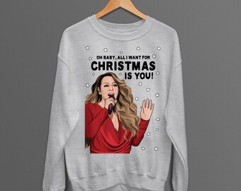 Mariah Carey Sweater - Etsy UK