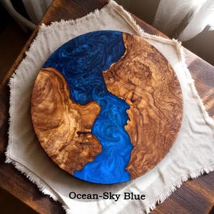 Custom Made Resin&Olive Wood Charcuterie Board,Personalized Cutting Board,Epoxy Cheese Board,Unique Kitchen-Dining Decor,Housewarming Gift