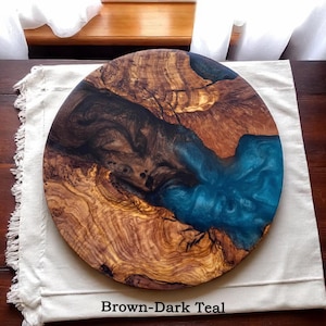 Custom Made Resin&Olive Wood Charcuterie Board,Personalized Cutting Board,Epoxy Cheese Board,Unique Kitchen-Dining Decor,Housewarming Gift