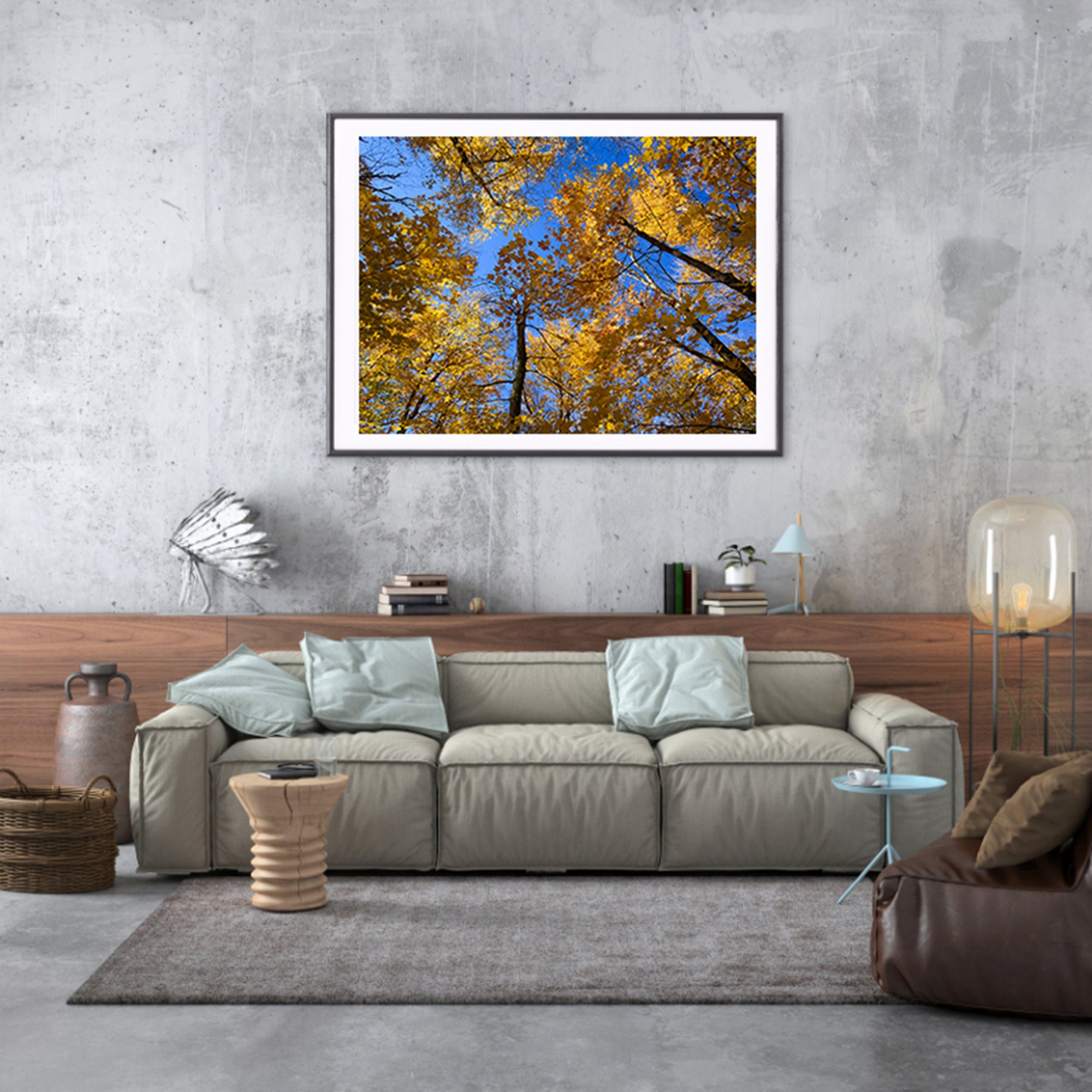 Adirondacks Fall Colors Photography Print, Autumn Nature Wall Art ...