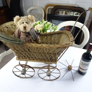 Puppenwagen aus weidengeflecht - Etsy.de