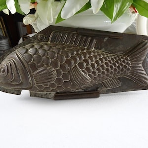 Chocolate mold confectionery baking mold 2-piece France antique