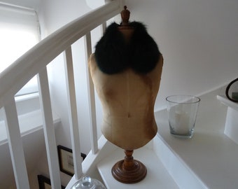 Antique STOCKMAN panel bust, corset bust, tailor bust, mannequin, France, tailor&#39;s dummy