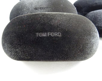 Tom Ford brillenkoker origineel nieuw fluwelen brillenpoetsdoekje originele verpakking bruin zwart