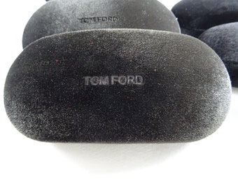 Tom Ford Brillenetui Original neu Samt Brillenputztuch OVP braun schwarz