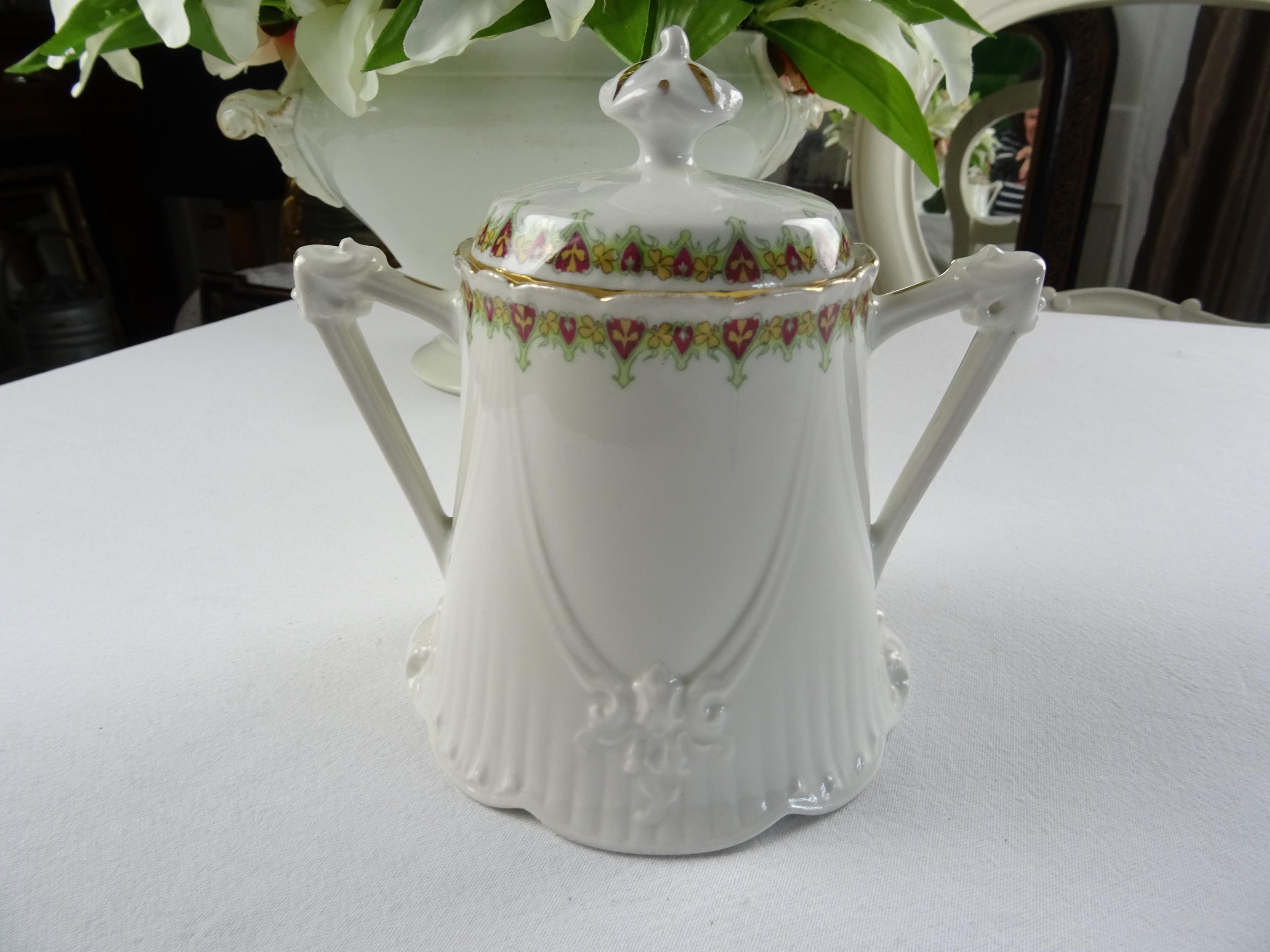 Zuccheriera In Porcellana Con Timbro Invernale Kimmidol: Decorazione Natalizia Per Pasticceria (ø9 Cm, H4.5 Cm)
