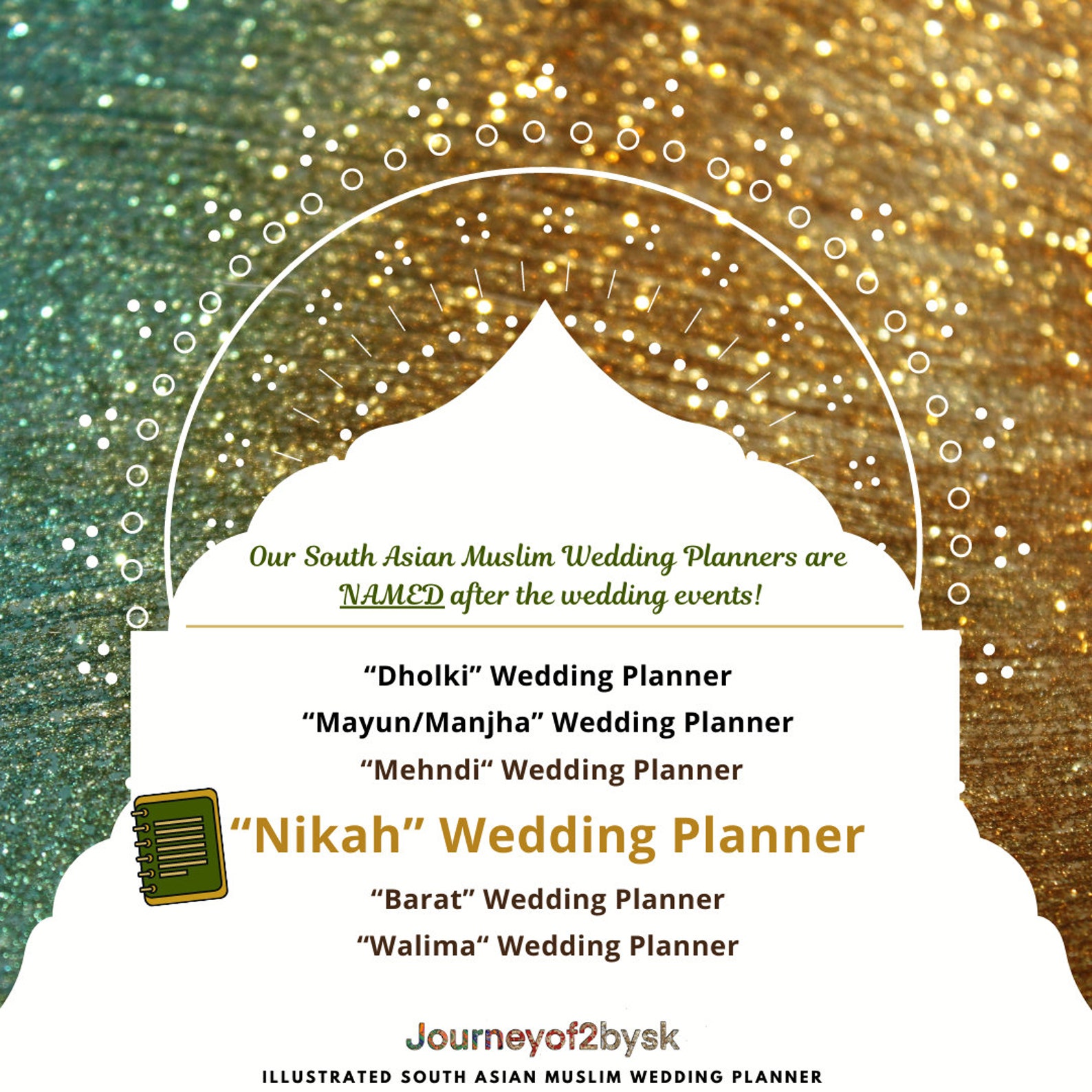 Nikah Muslim Wedding Planner Our Pakistani South Asian Etsy
