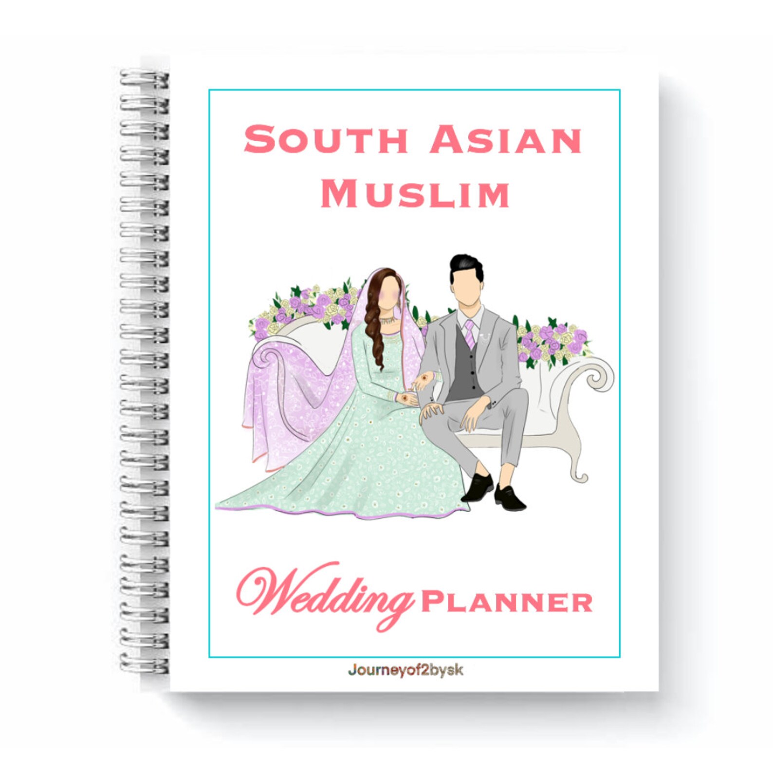 Walima Muslim Wedding Planner Book Custom Pakistani South Etsy