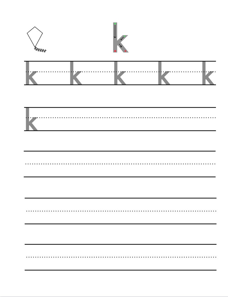 Lowercase Letter Formation Worksheets Letter Formation - Etsy Canada