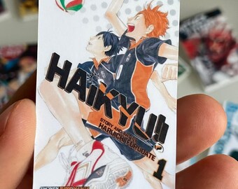 haikyuu bookmark etsy