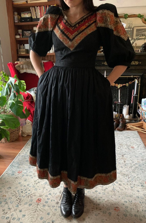 1980s Suttles & Seawinds Dress