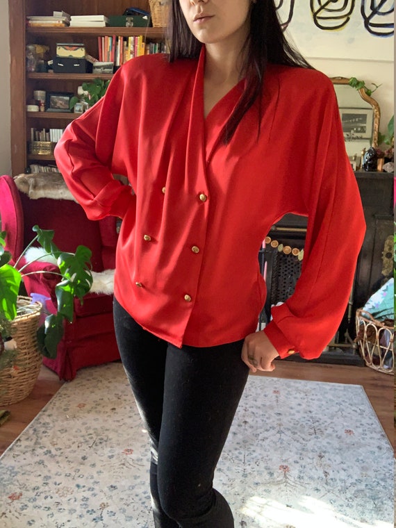 1980s Vintage Dress Top