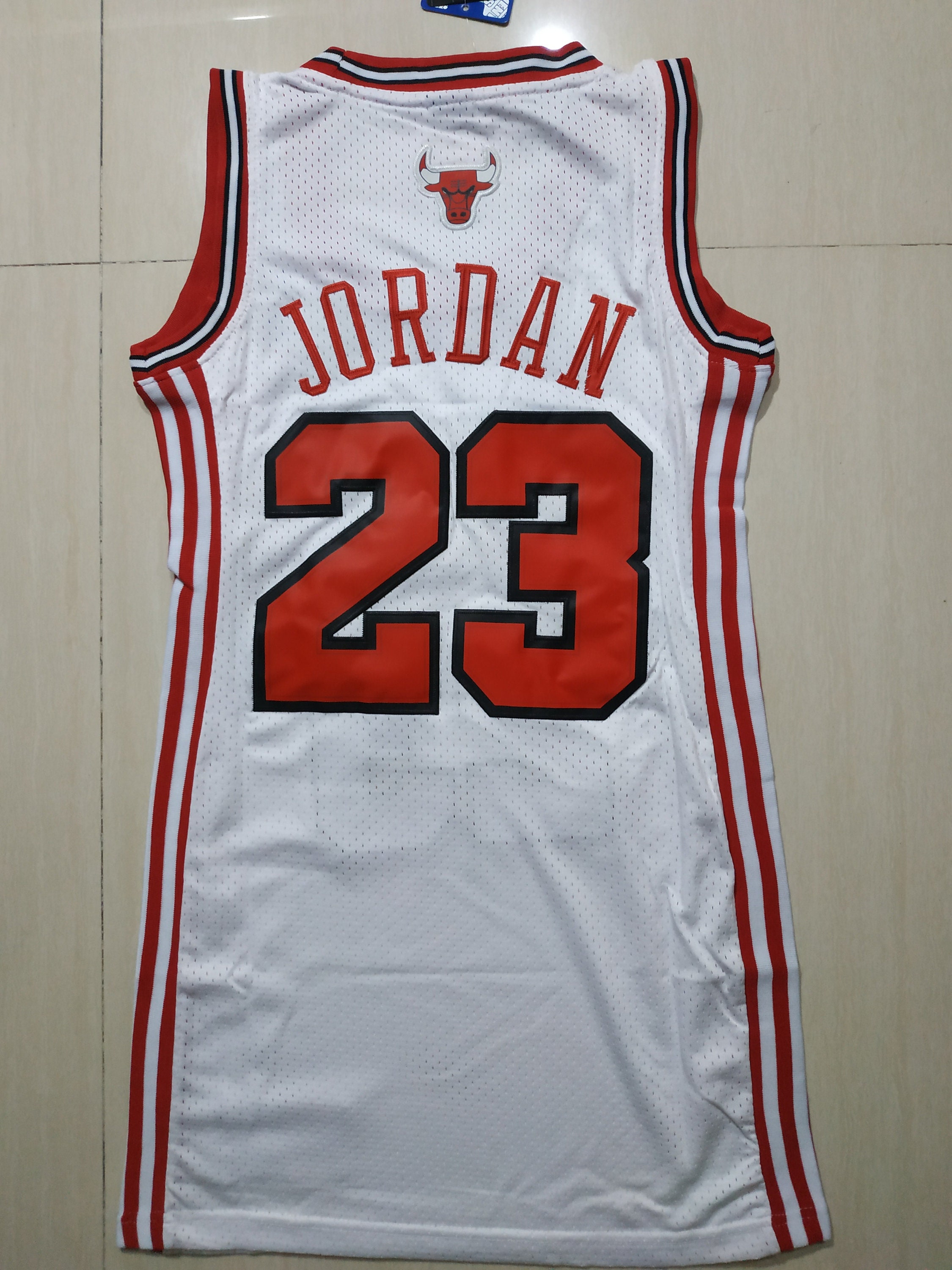 Chicago Bulls 23 Michael Jordan White Nba Jersey Dress Etsy
