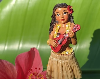 Dashboard Hula Doll, Van Life, Hawaiianische Mädchen, neues Auto Geschenk, LKW-Zubehör, Dashboard Hula Girl, Dashboard Decor, Hula Girl