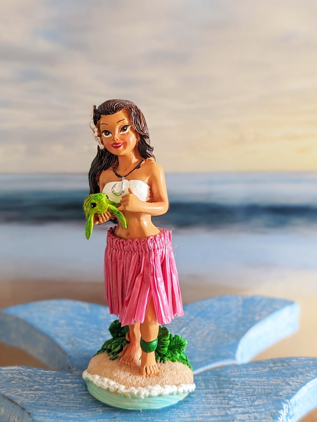 Muñeca Hawaiana En Coche Muñeca Hula Hawaiana Para Salpicadero