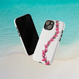 Telefoonhoesje: Hawaiian Flower Lei-ontwerp (glanzende of matte afwerking) afbeelding 4