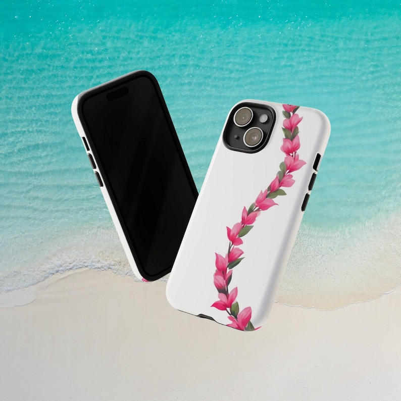 Telefoonhoesje: Hawaiian Flower Lei-ontwerp (glanzende of matte afwerking) afbeelding 4
