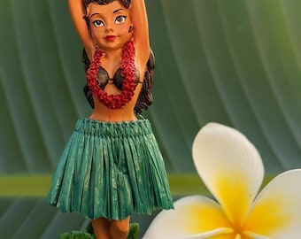 DZAY Solar Hawaii Girl Figure Wackel Hula Mädchen Figur,Solar Auto