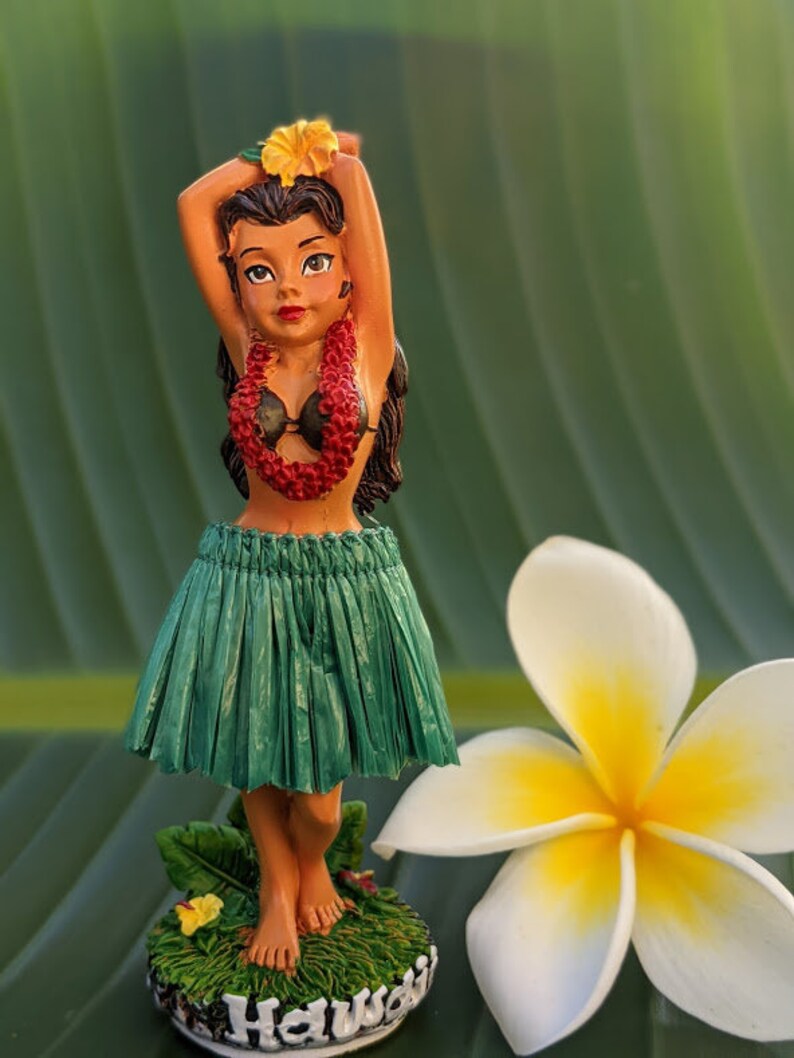 Dashboard Hula Doll Van Life Dancing Hawaiian Hula Girl Etsy