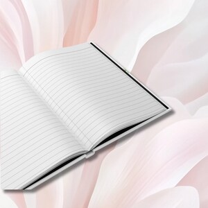 Hawaiian Flower Lei Journal, Soft Pink Floral Hardcover Notebook, 150 Lined Pages, Tropical Gift for Her immagine 7