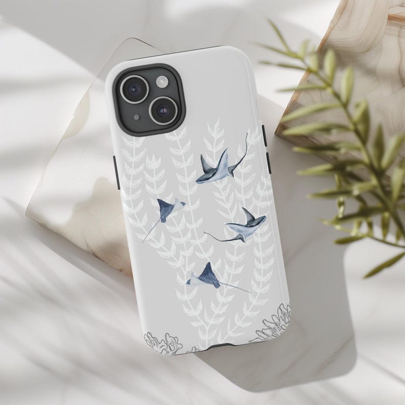 Handyhülle: Manta Ray Art – Robust und schlank für iPhone & Samsung Bild 8