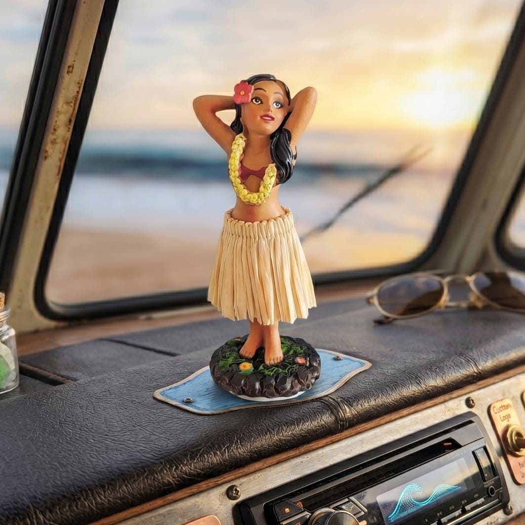 Hula dancer figurine - Etsy 日本