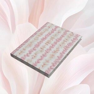 Hawaiian Flower Lei Journal, Soft Pink Floral Hardcover Notebook, 150 Lined Pages, Tropical Gift for Her immagine 5