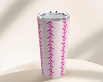 Plumeria Flower Tumbler: Hawaiian Floral Design (20oz Insulated Cup)