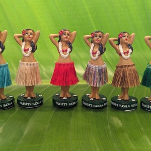 Dashboard Hula Doll, Van Life, Hula Girl, New Car Gift, Truck accessories, Dashboard Hula Girl, Dashboard Decor, Polynesian, Tahiti