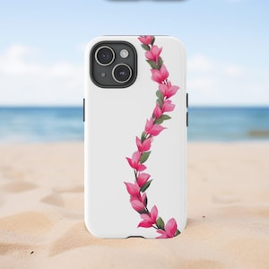 Telefoonhoesje: Hawaiian Flower Lei-ontwerp (glanzende of matte afwerking) afbeelding 7