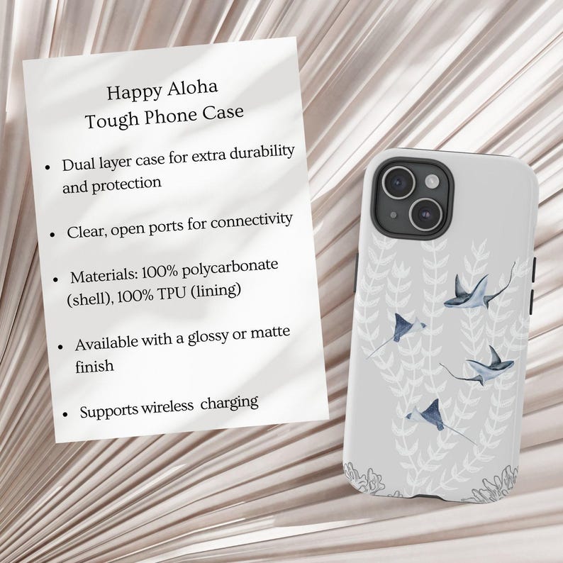 Handyhülle: Manta Ray Art – Robust und schlank für iPhone & Samsung Bild 2