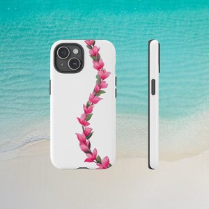 Telefoonhoesje: Hawaiian Flower Lei-ontwerp (glanzende of matte afwerking) afbeelding 2