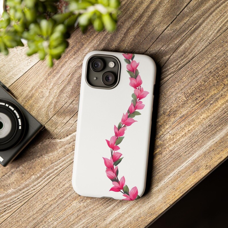 Telefoonhoesje: Hawaiian Flower Lei-ontwerp (glanzende of matte afwerking) afbeelding 8