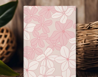 Hawaiianisches Blumen Hardcover-Journal - Matter Einband, 150 linierte Seiten