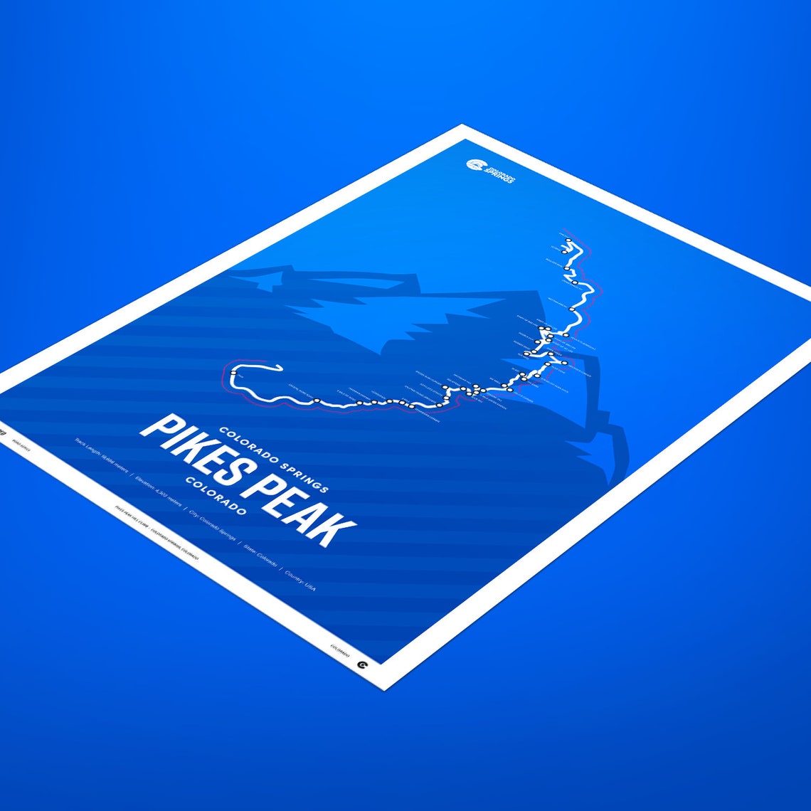 Custom Road Race Track Maps Wall Art 13x19 Lustre Poster | Etsy