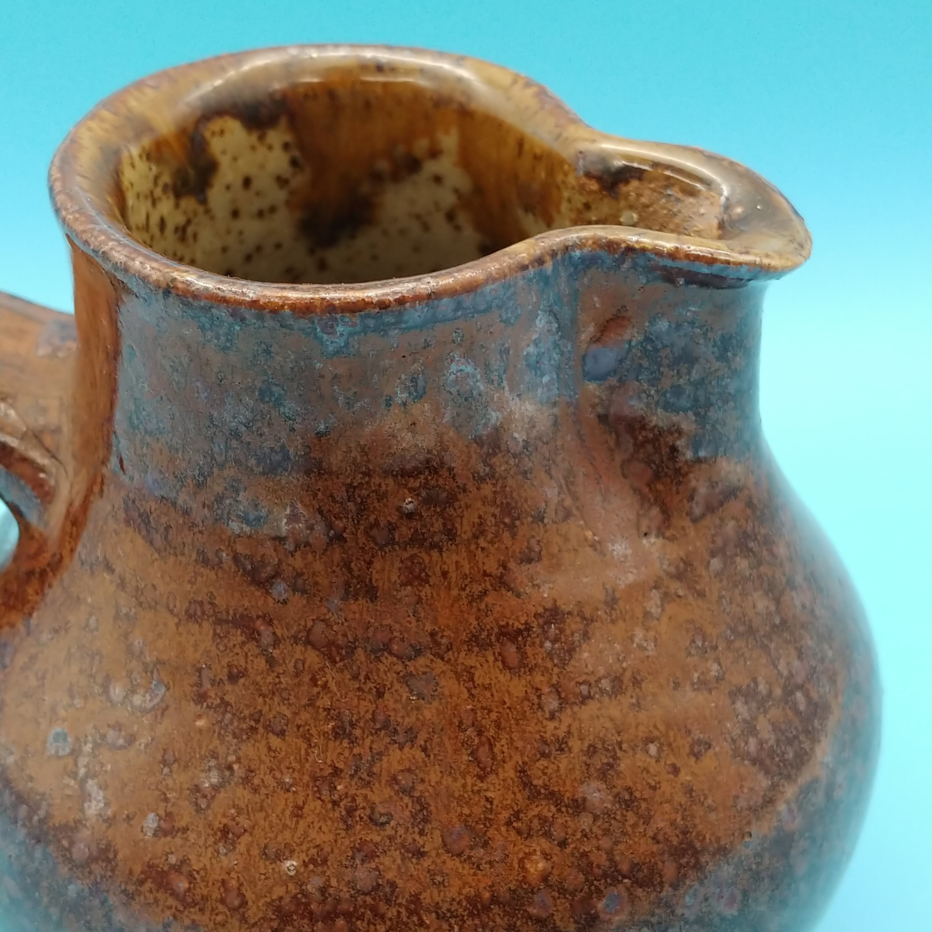 Jug Southern Pottery Glazed Pitcher Southern Style Stoneware Etsy