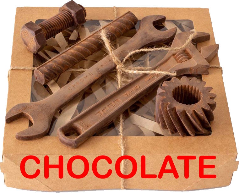 Large chocolate tool box unique gift hamper box Etsy