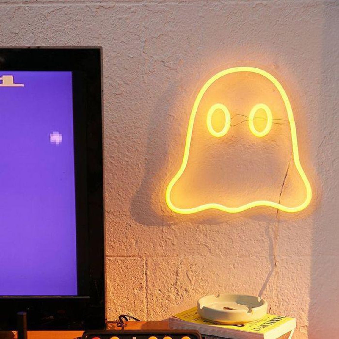 Ghost Neon Sign Ghost Neon Light Sign Ghost Led Neon Sign | Etsy