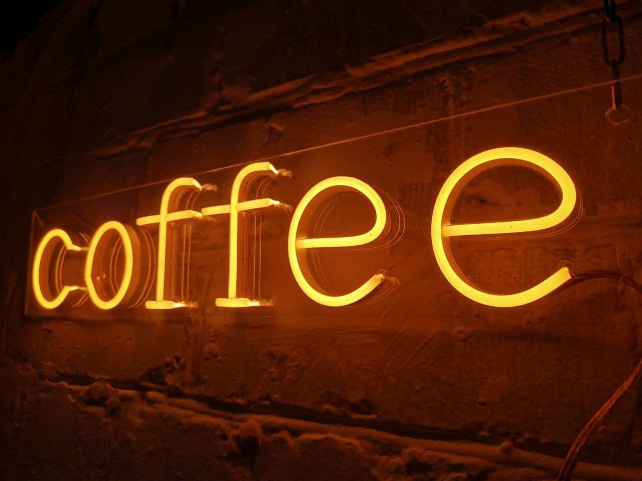 Coffee Neon Sign Coffee Neon Light Sign Led Neon Sign Neon Etsy