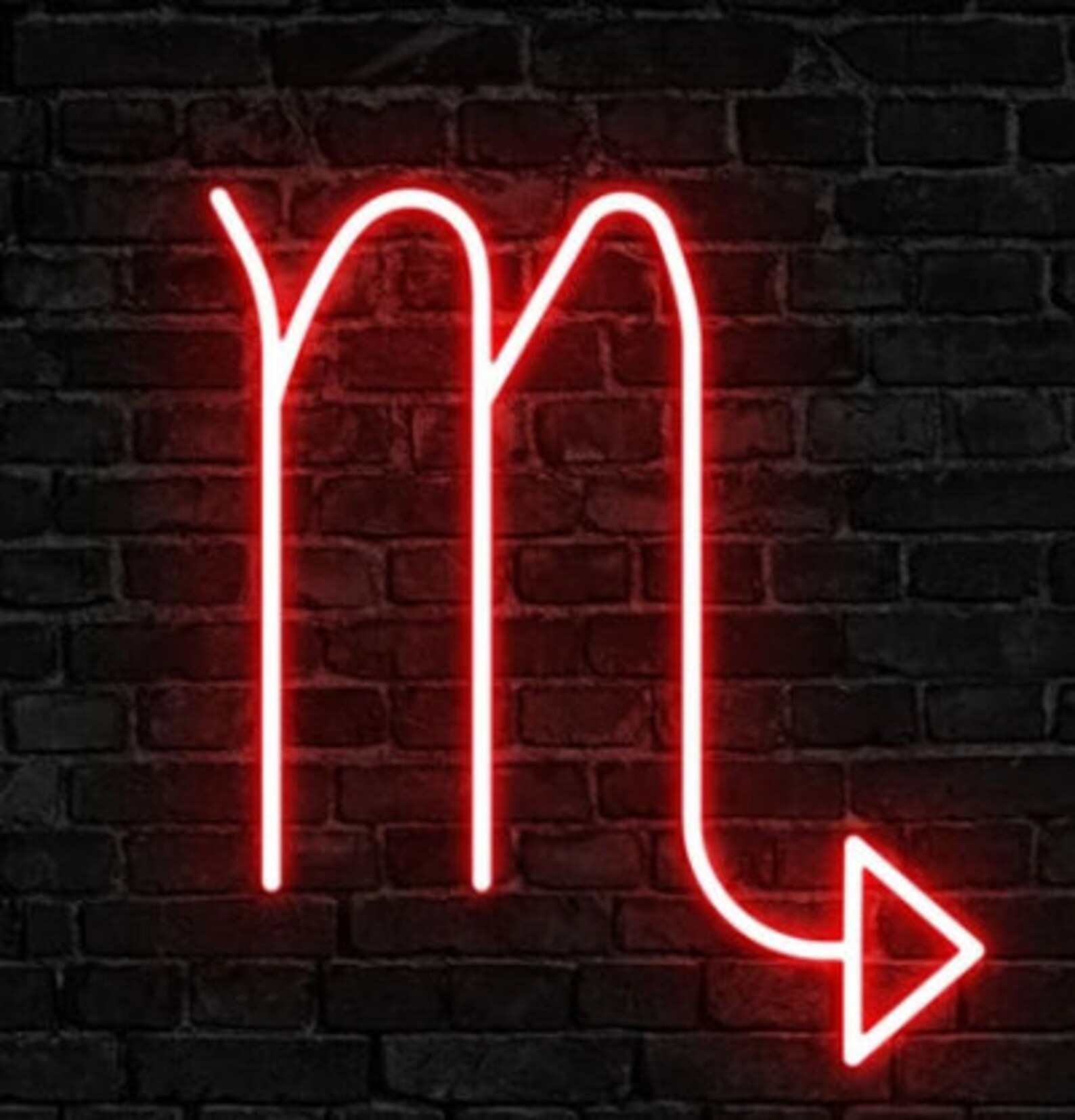 Scorpio neon sign Zodiac neon light sign Led neon sign Neon Etsy