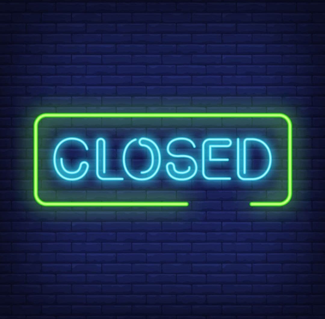 Closed Neon Sign Store Neon Light Sign Party Led Neon Sign Etsy