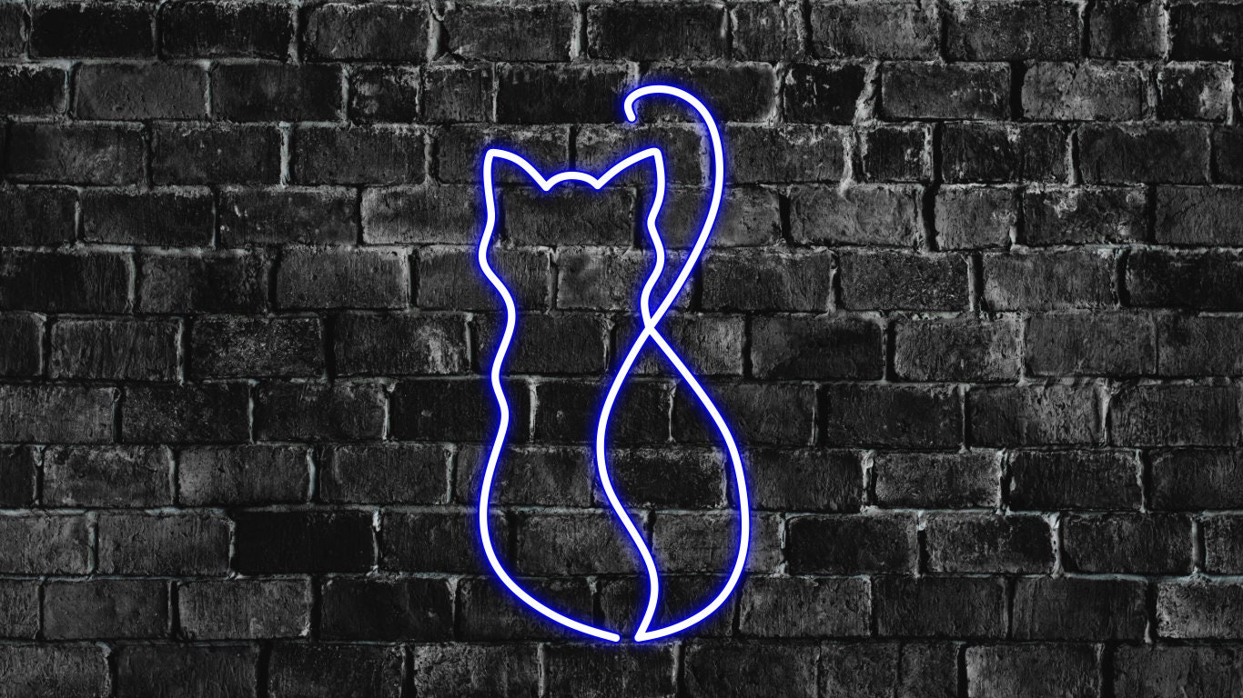 Cat Neon Sign Animal Neon Light Sign Cute Led Neon Sign - Etsy UK