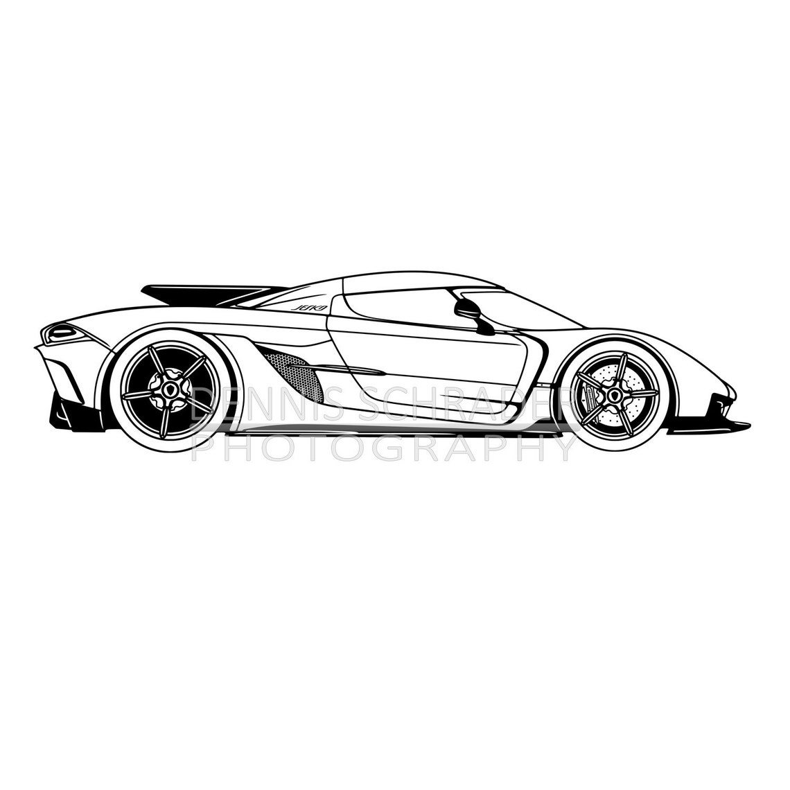 Car svg eps png jpg Koenigsegg Jesko Absolut svg Illustration Etsy