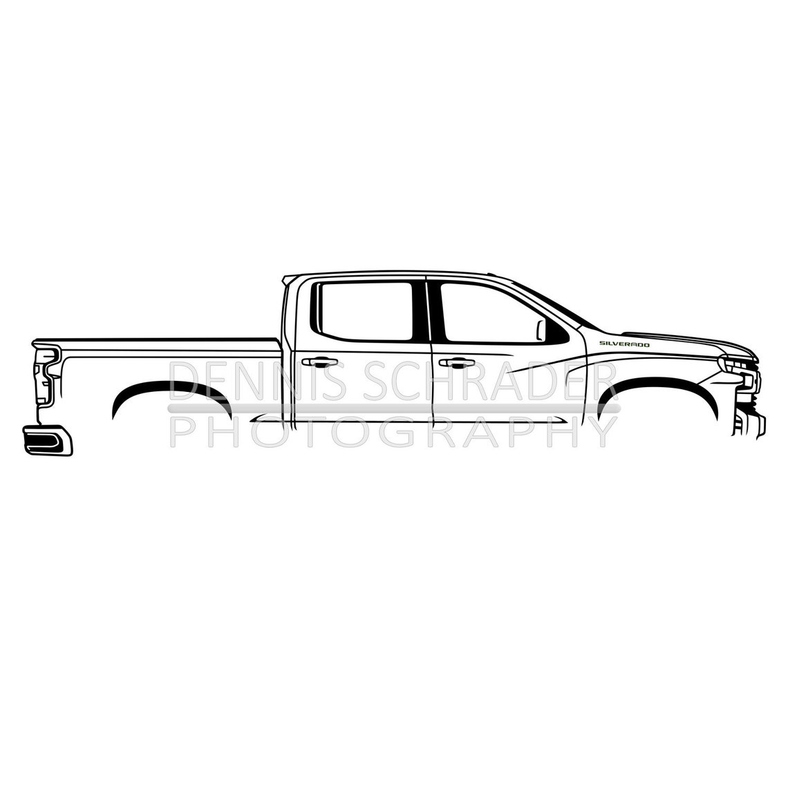 Free Free 301 Silhouette Truck Chevy Silverado Svg SVG PNG EPS DXF File