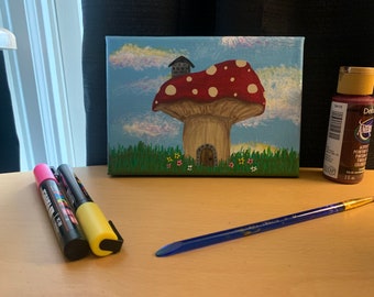 tiny mushroom house