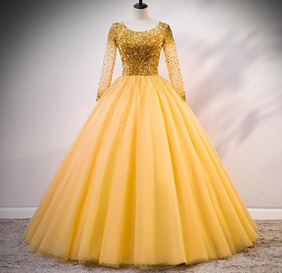 Superbprom Princess Prom Dress Long Sleeves Sweet 16 Dresses Evening Gown Graduation Party Dress Formal Dress Dresses for Prom Special Occasion Dress