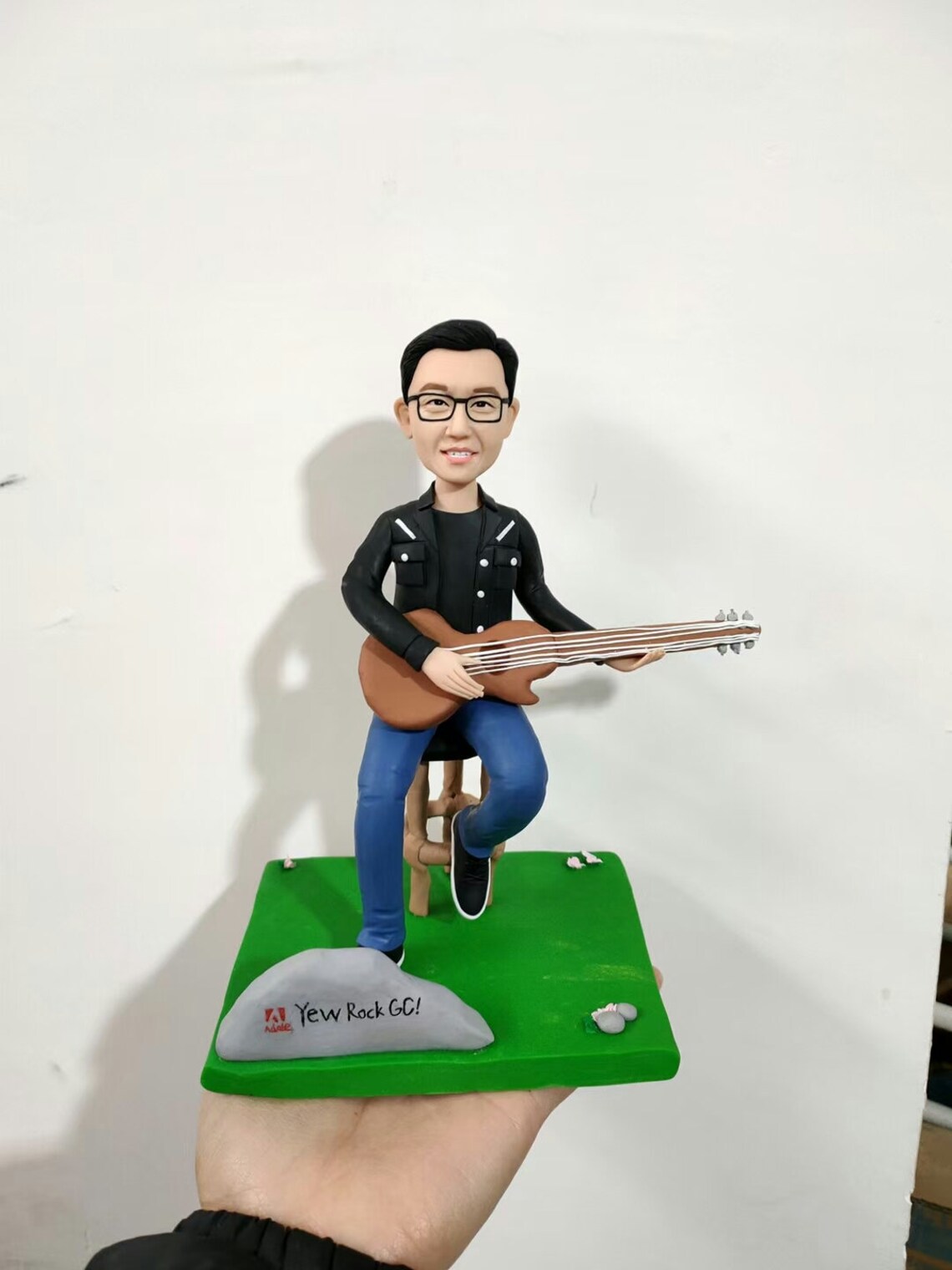 Custom Bobblehead on motorcycle Bobblehead Custom | Etsy