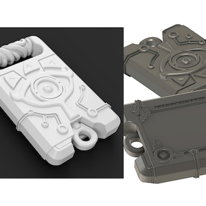 Sheikah Slate 3D Model .STL File Cosplay Prop DIY 3D Printing